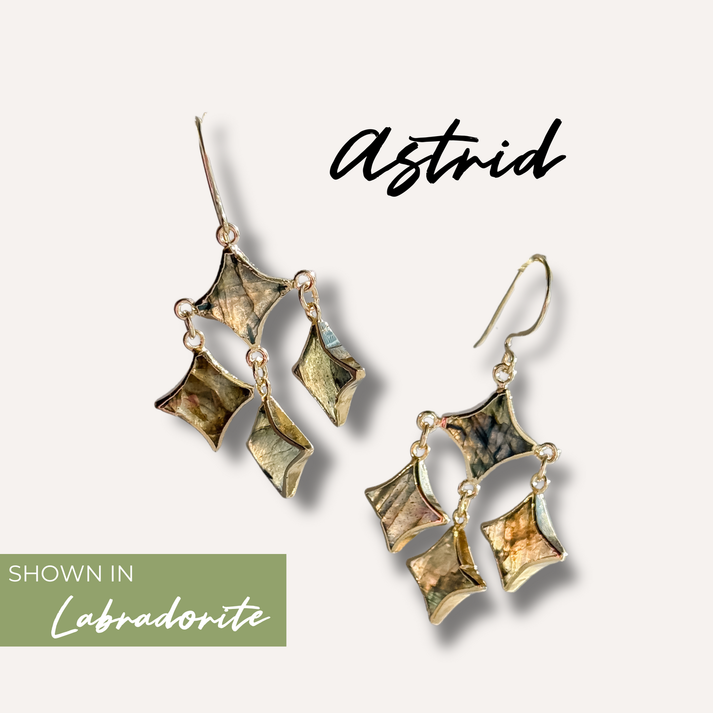 Astrid – Starlight Cluster Earrings