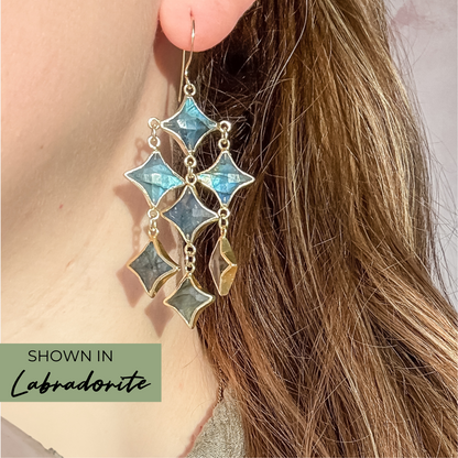 Lyra – Starlight Statement Earrings