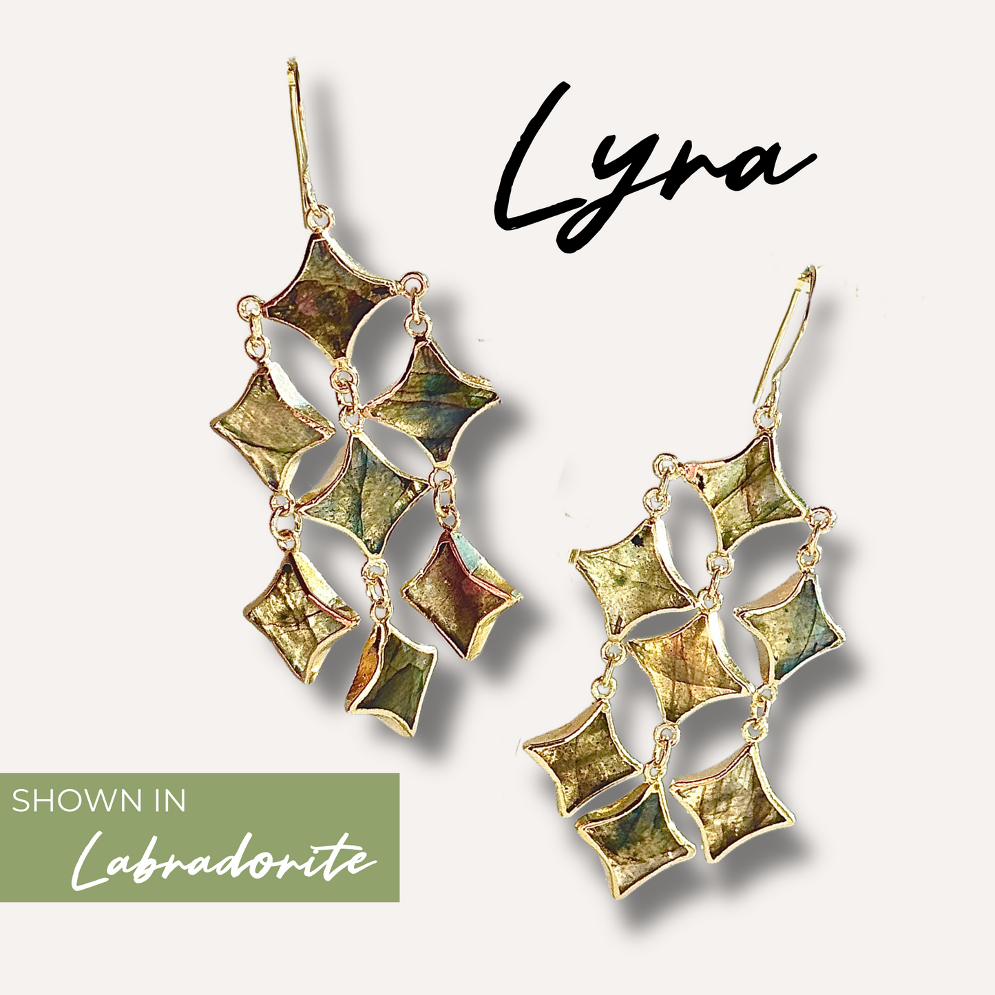 Lyra – Starlight Statement Earrings