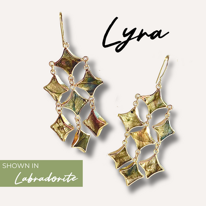 Lyra – Starlight Statement Earrings