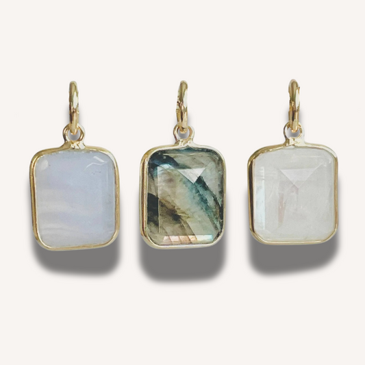 Faceted Gemstone Charm