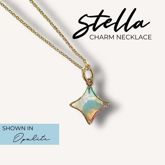 Stella - Pendant Necklace in Opalite