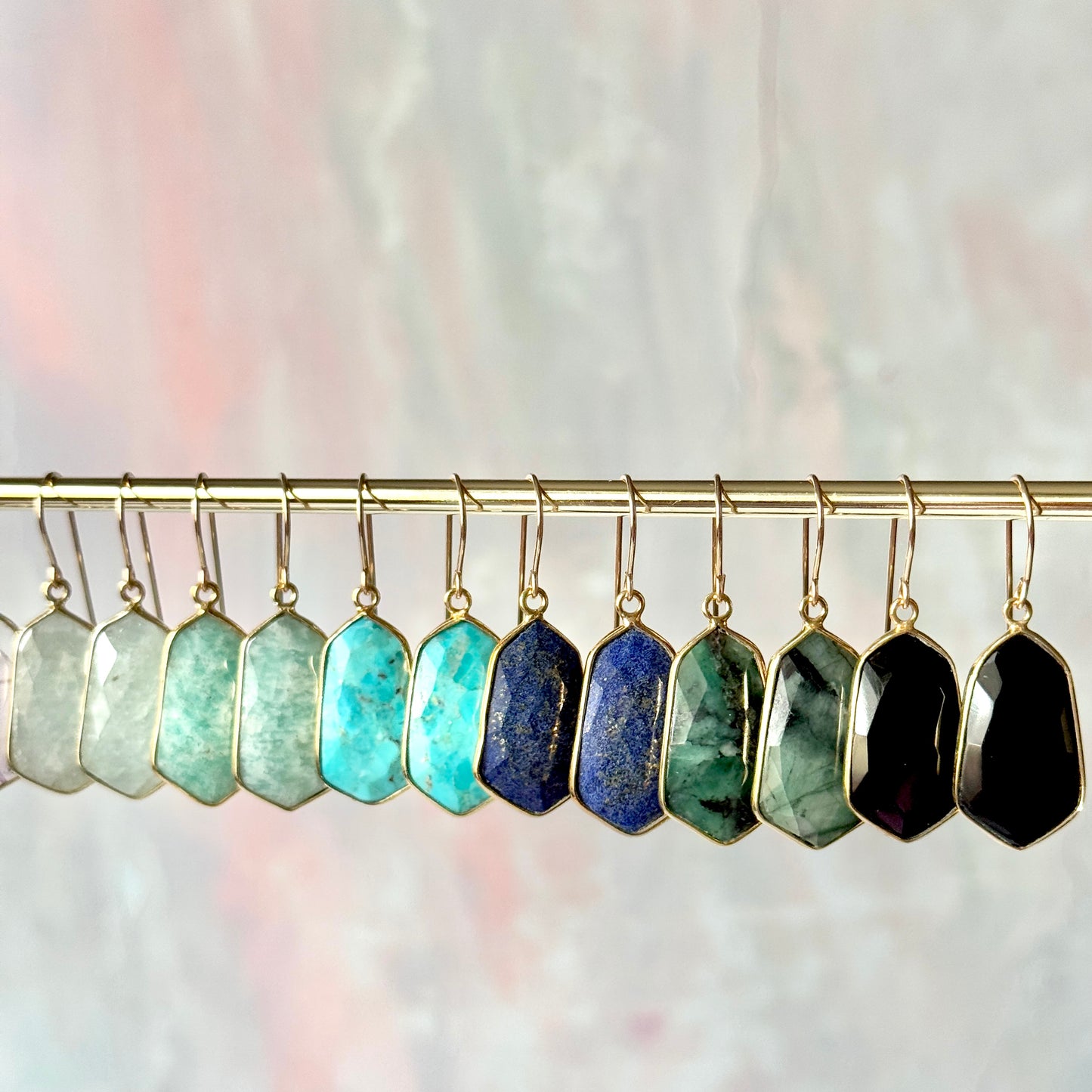 Gemstone Lydia Earrings