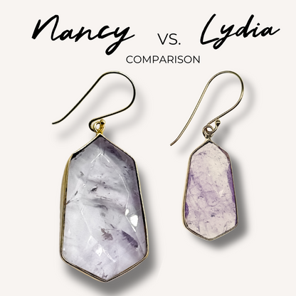 Lightweight Gemstone Lydia Earrings