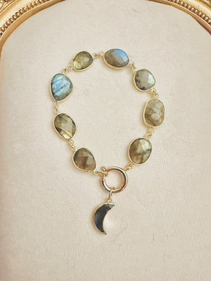 Gemstone Charm Bracelet