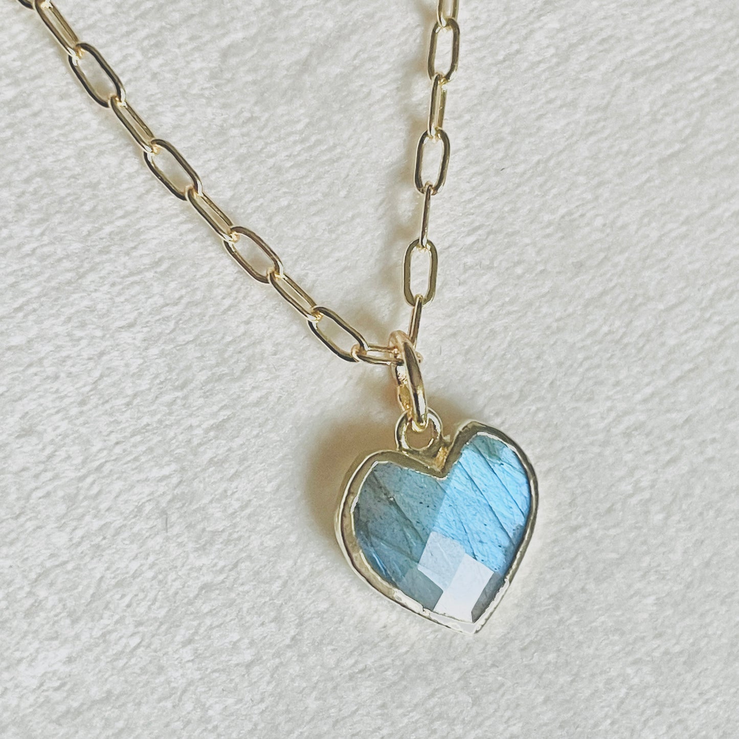 Heart Gemstone Charm