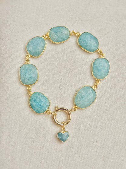 Gemstone Charm Bracelet