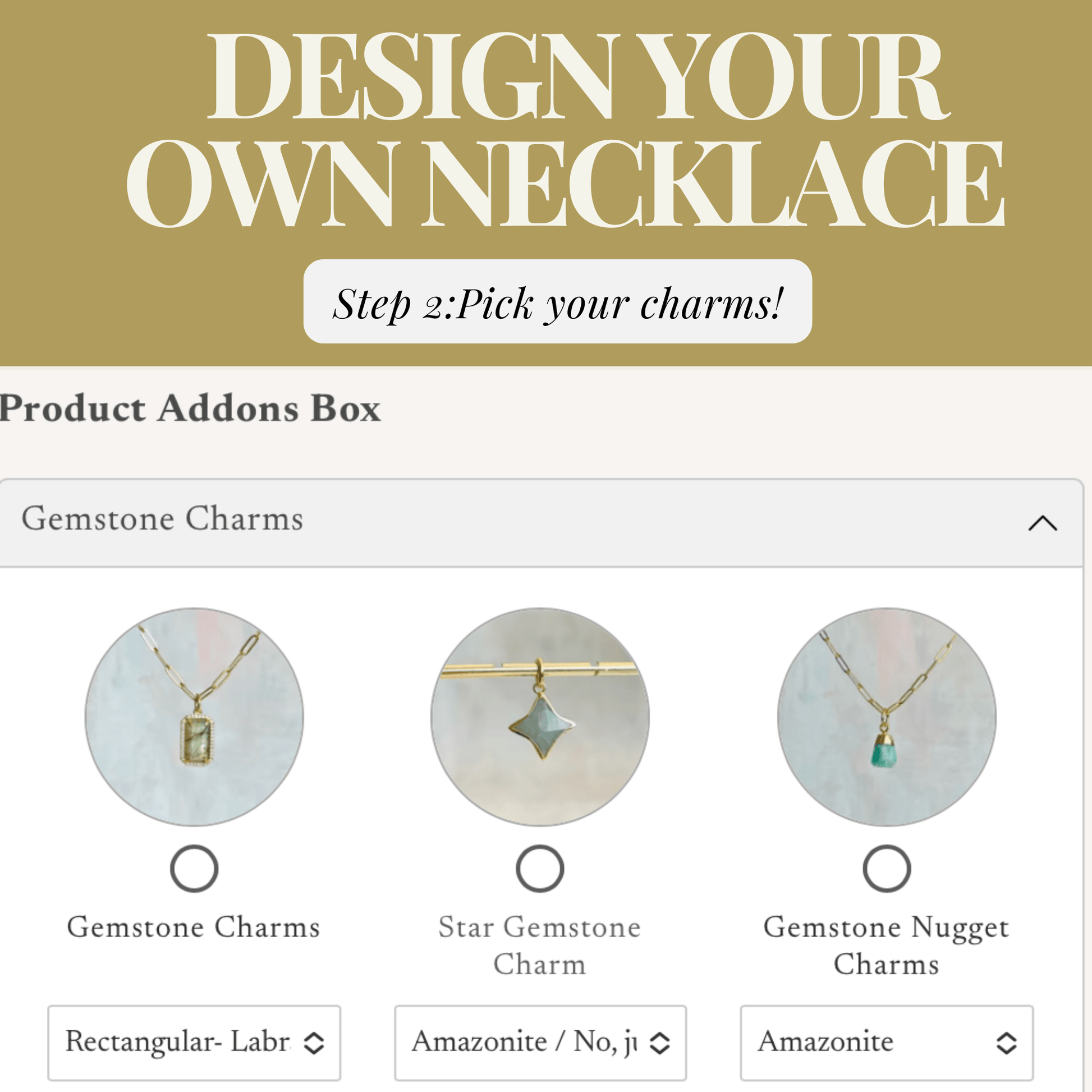 Design your Own Magic Charm Necklace - Layer It Jewelry