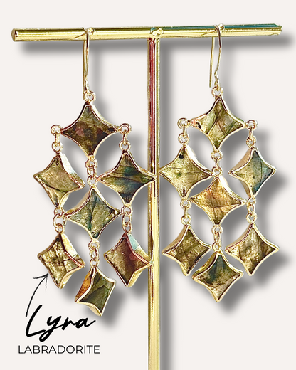 Lyra – Starlight Statement Earrings