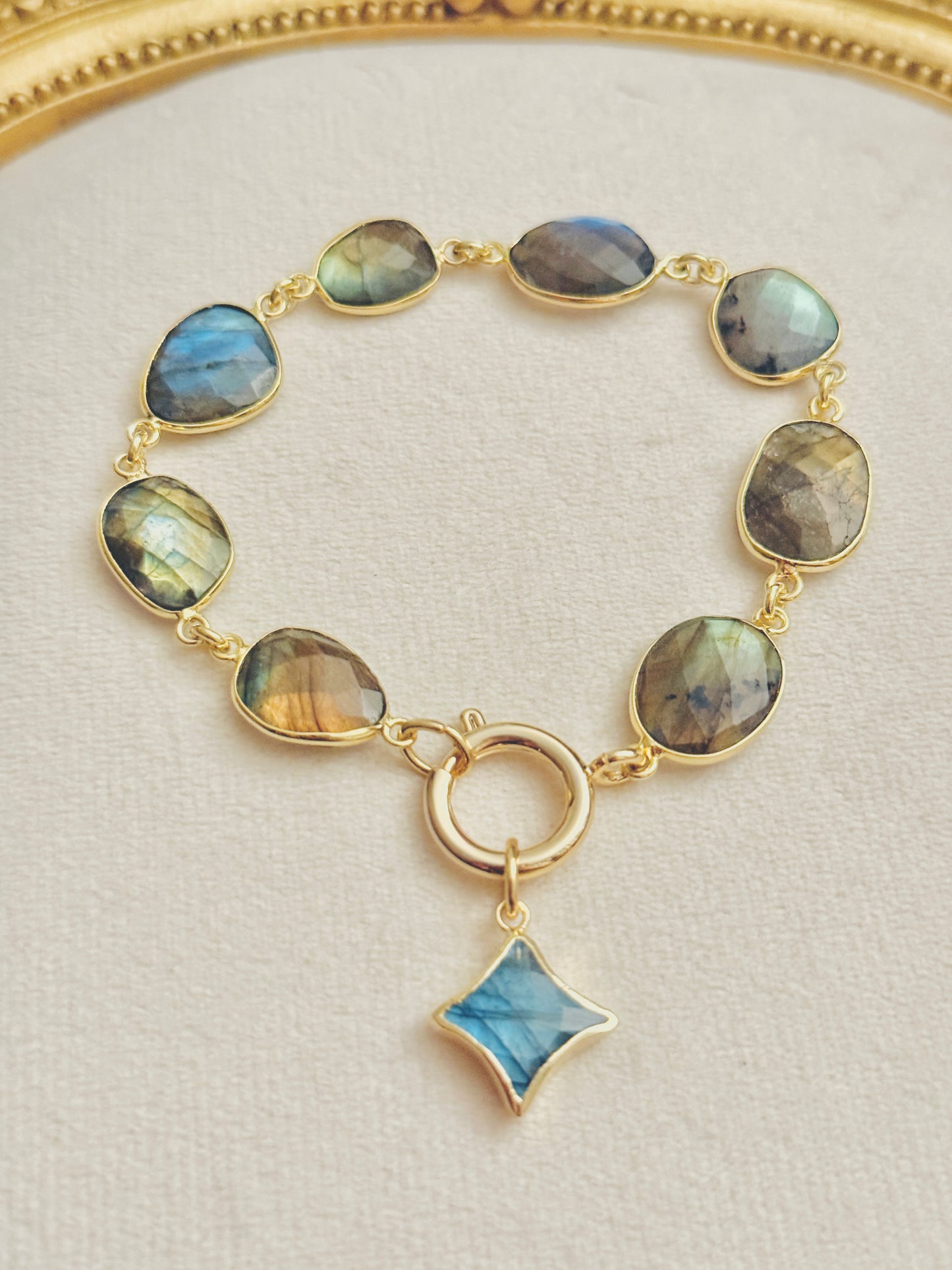 Gemstone Charm Bracelet