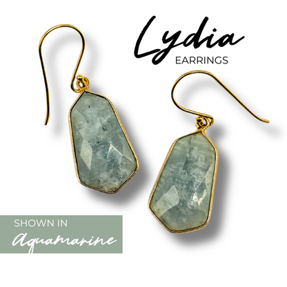 Lightweight Gemstone Lydia Earrings