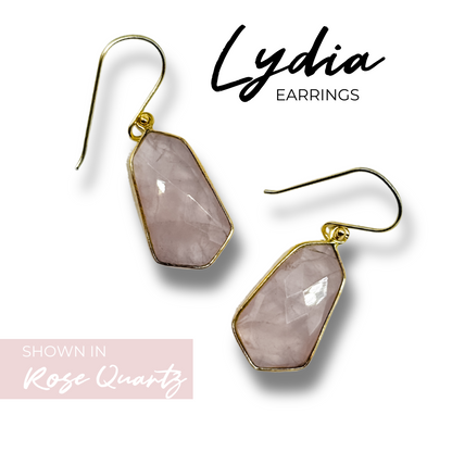 Lightweight Gemstone Lydia Earrings