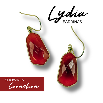 Lightweight Gemstone Lydia Earrings