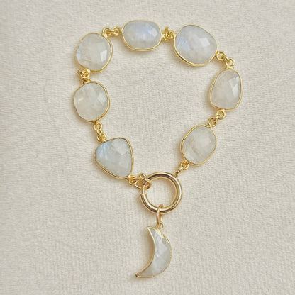 Gemstone Charm Bracelet