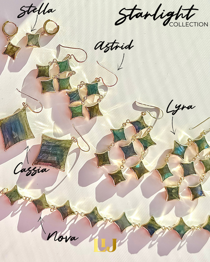 Lyra – Starlight Statement Earrings