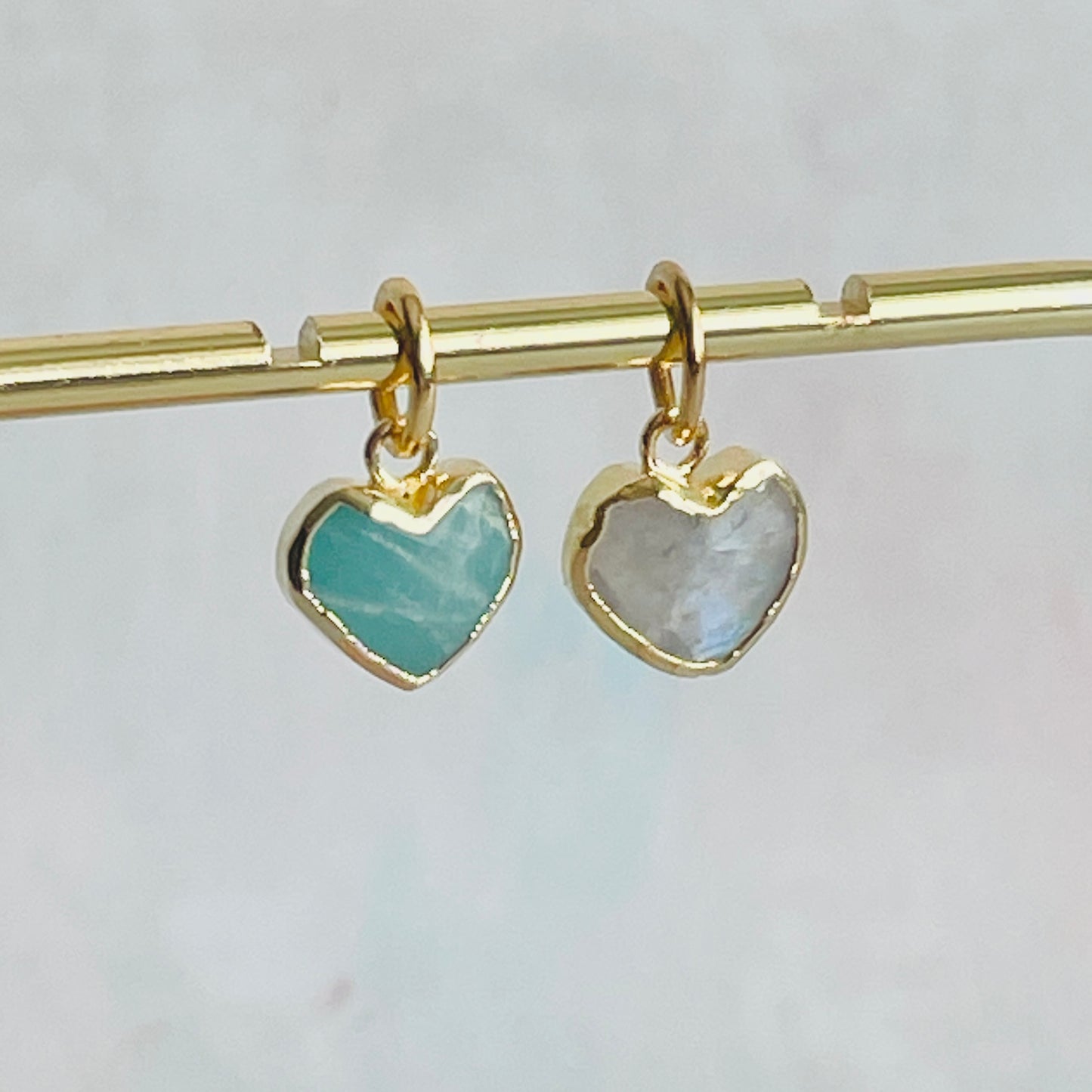 Heart Gemstone Charm