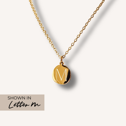 Gold Initial Charm Necklace – Unique, Durable & Stylish