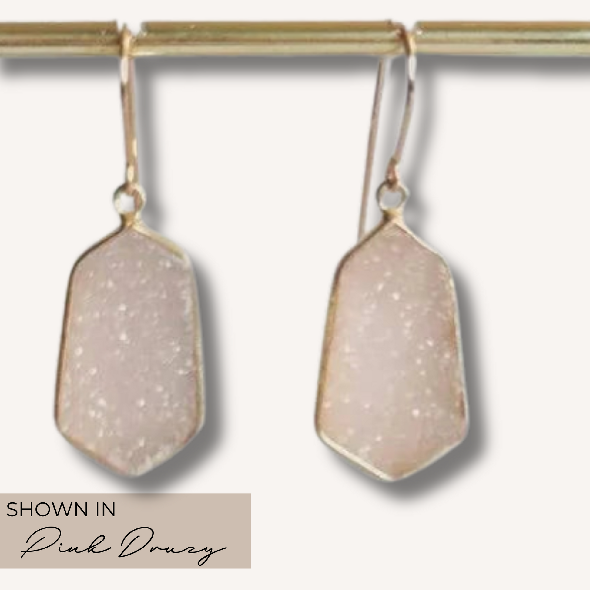 Druzy Lightweight Lydia Earrings