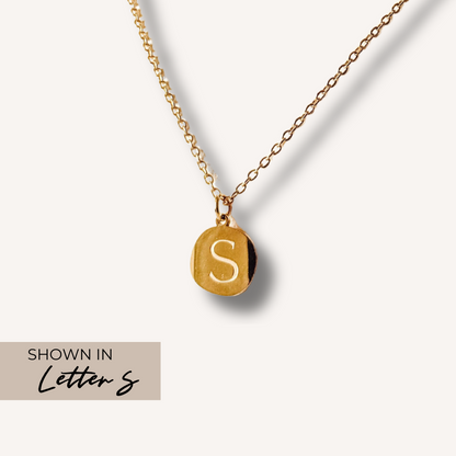 Gold Initial Charm Necklace – Unique, Durable & Stylish