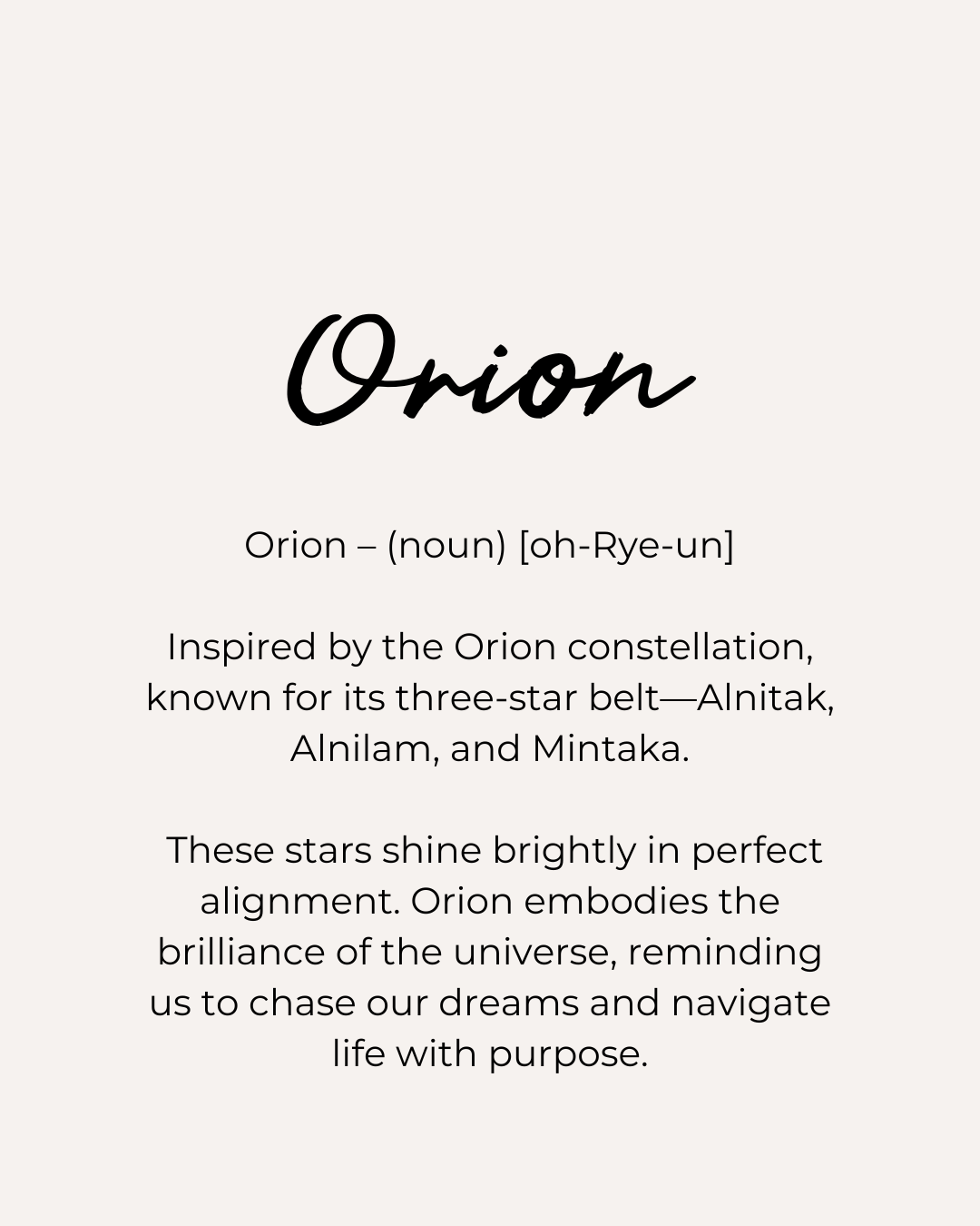 Orion – Starlight Necklace