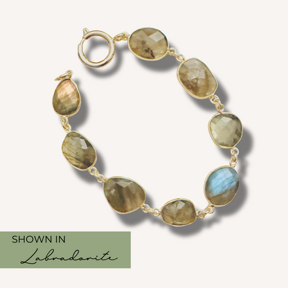 Gemstone Charm Bracelet