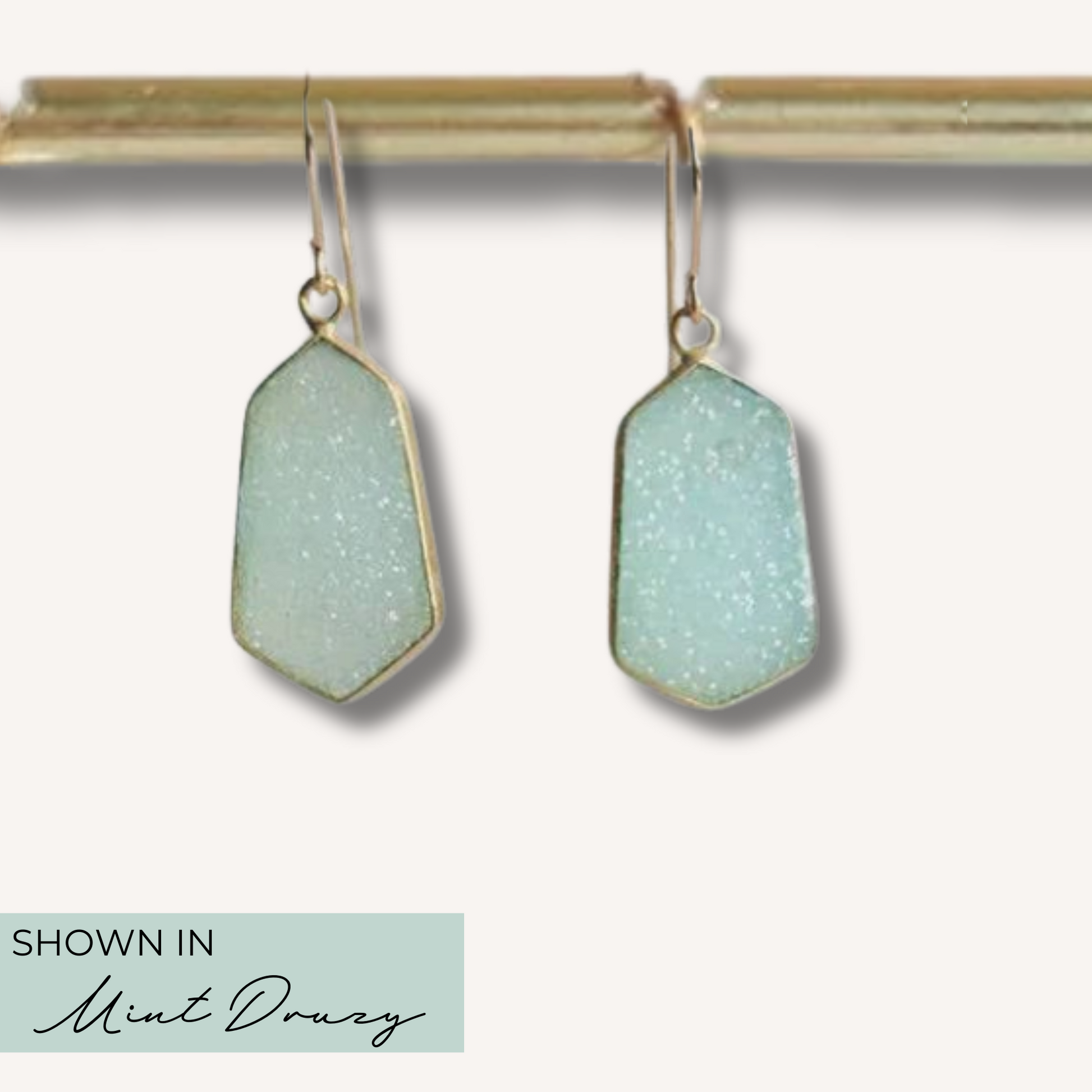 Druzy Lightweight Lydia Earrings